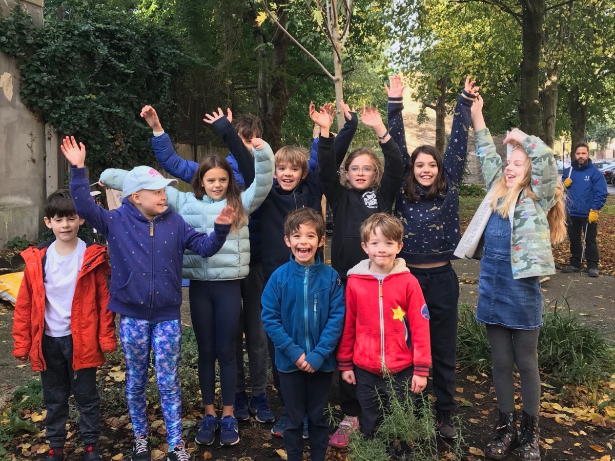 Islington Forest for Change: first trees planted